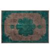 Florecimiento Esmeralda- Vintage Alfombra Verde