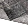alfombra-desgastada-liso-persa-negra-textura