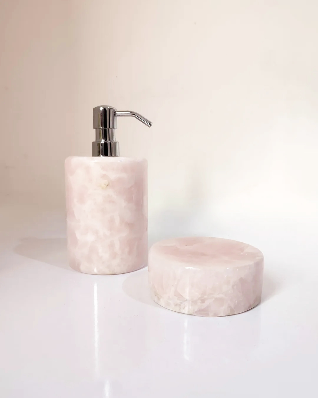 Vaso de Mármol Ónix Rosa
