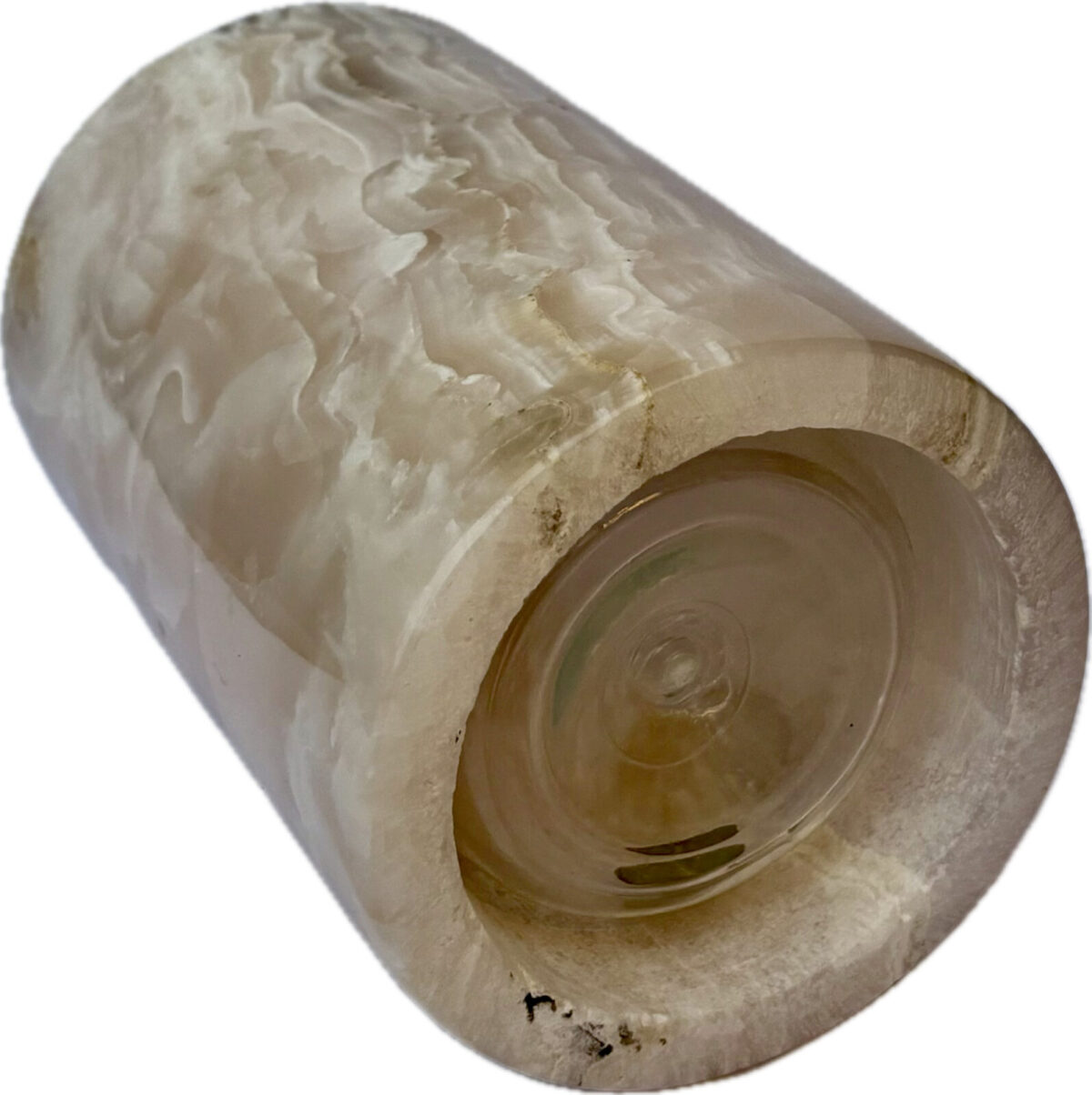 Dispensador de Jabón de Ónix Rosa