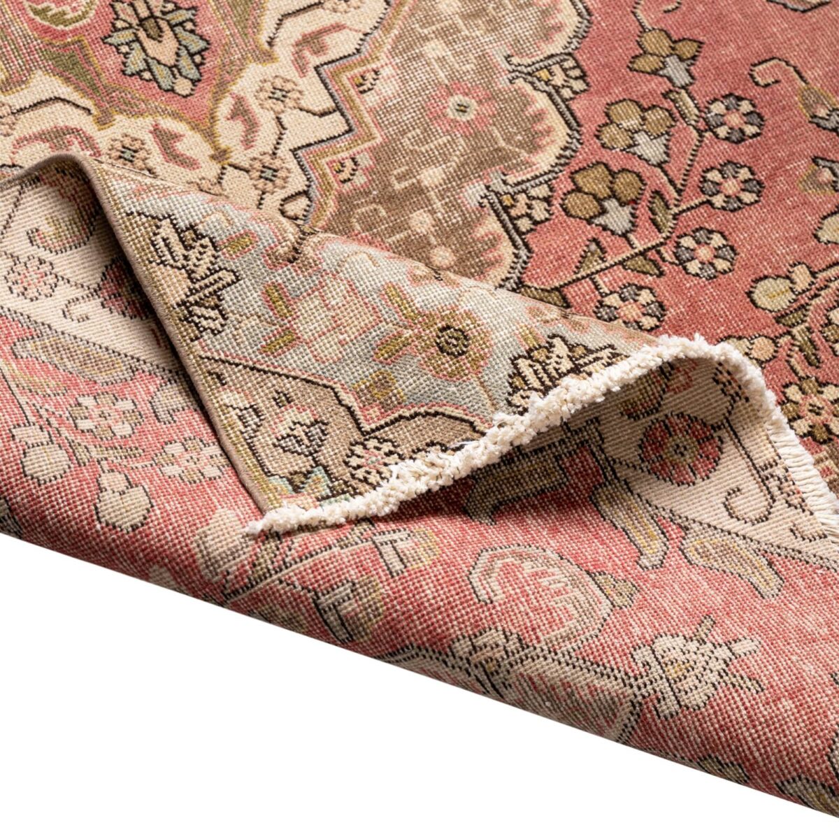 alfombra-antique-vintage-persa-rosa-crema-textura
