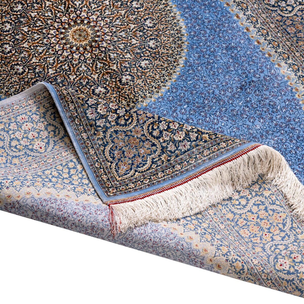 alfombra-tradicional-persa-seda-azul-textura