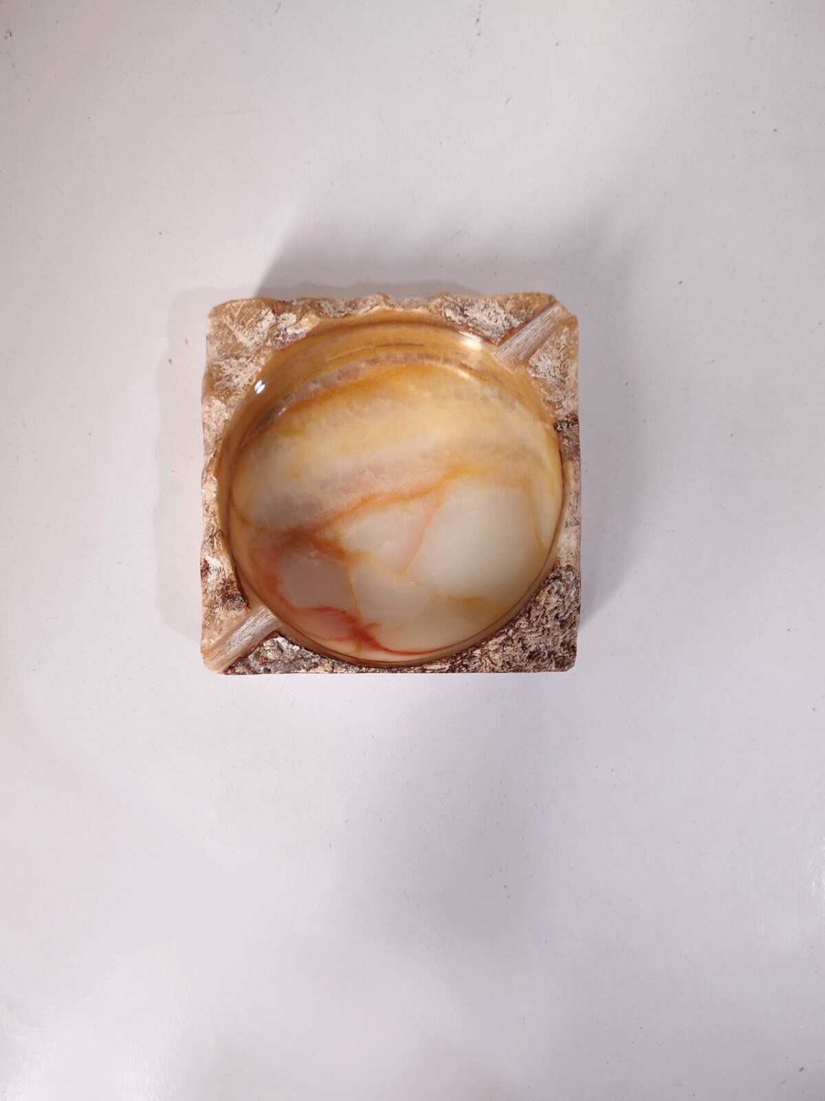 cenicero-mármol-deformado-exclusivo-naranja-arriba