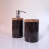 dispensador-jabón-mármol-baño-lujo-negro-marrón-principal