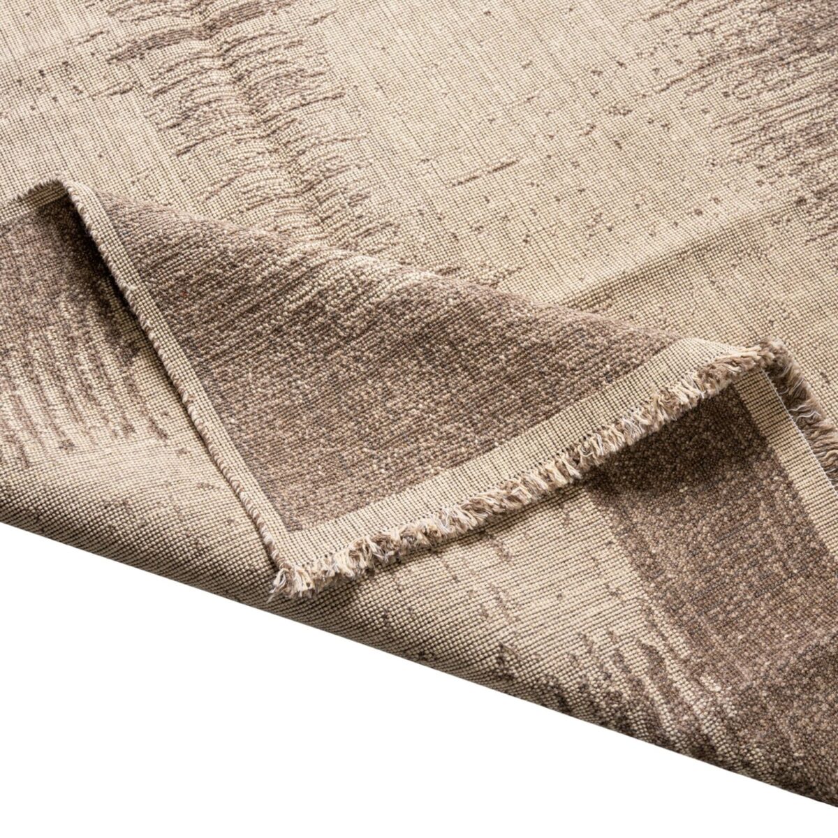kilim-abstracto-marrón-beige-lana-persa-textura