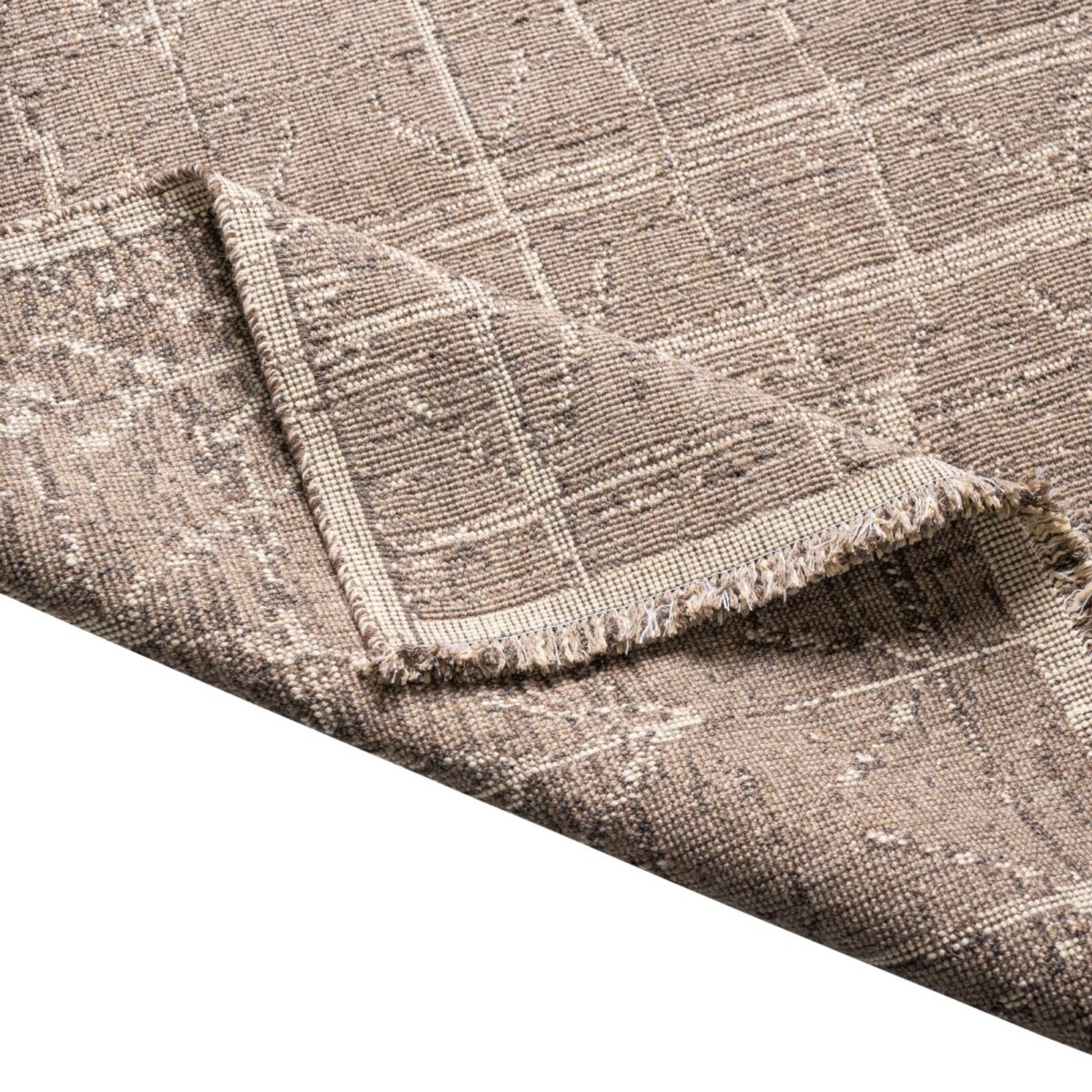 kilim-abstracto-ramas-marrón-lana-persa-textura