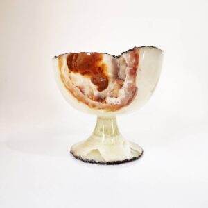 vaso-mármol-decorativo-lujo-deformado-crema-único