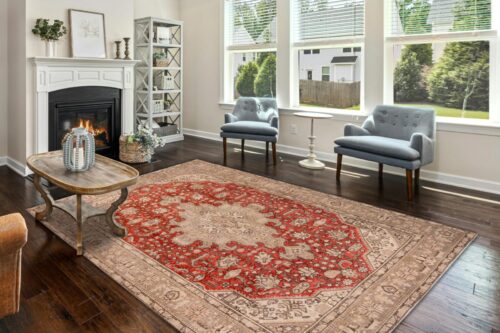 alfombra-antique-vintage-persa-roja-ambiente
