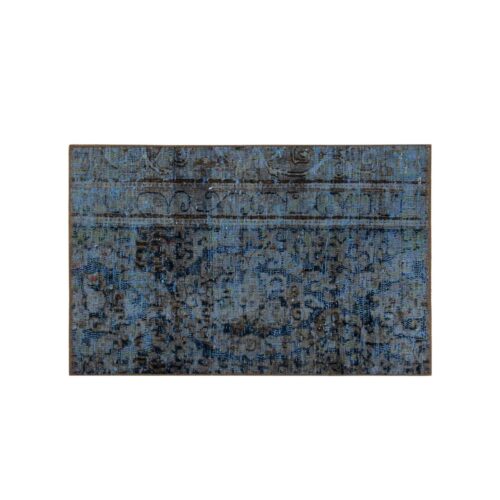 Alfombra Decorativa Envejecida Azul