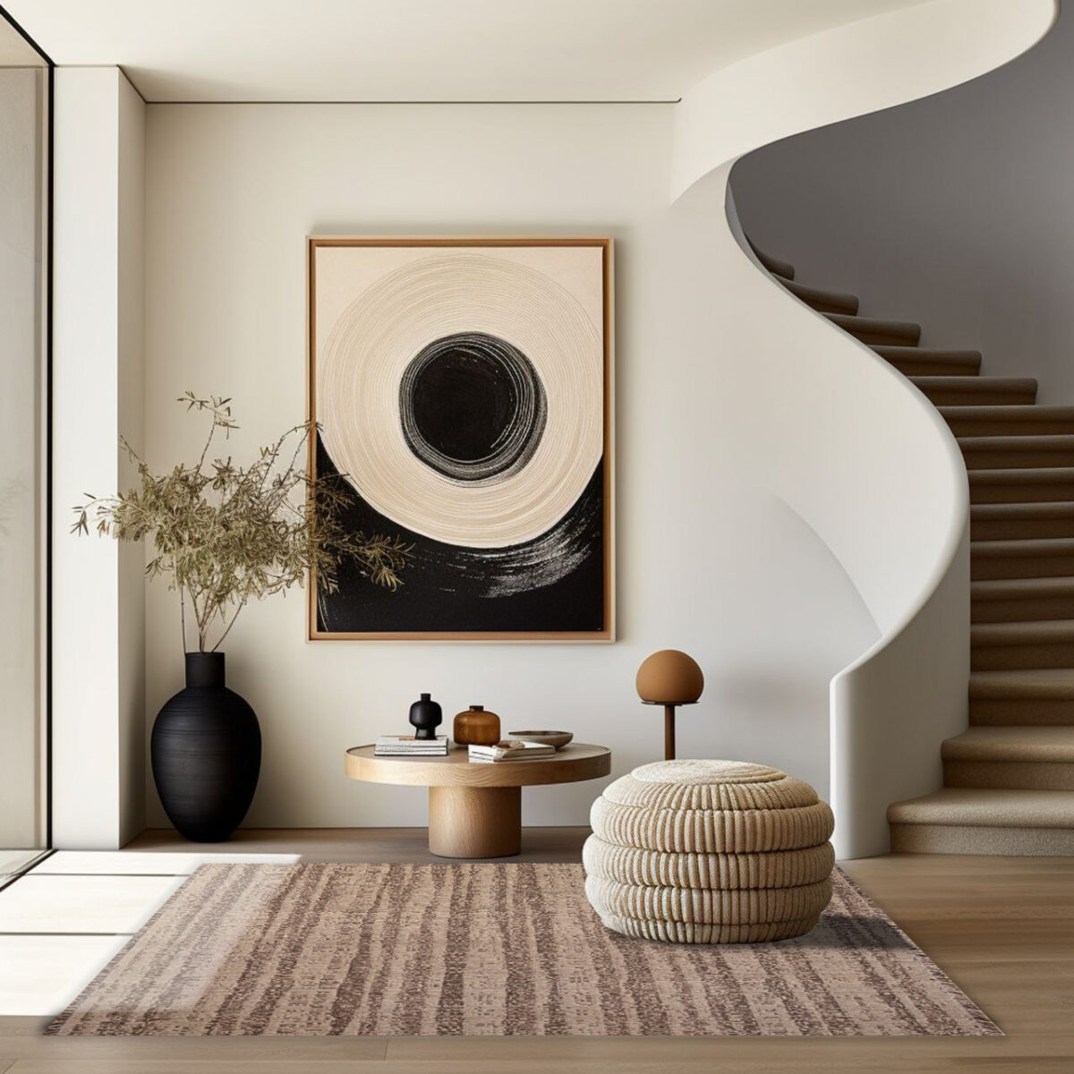 Rayas Naturales - Alfombra Kilim