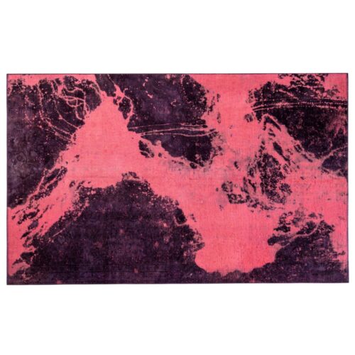Rojo Sombrío - Alfombra Moderna Vibrante