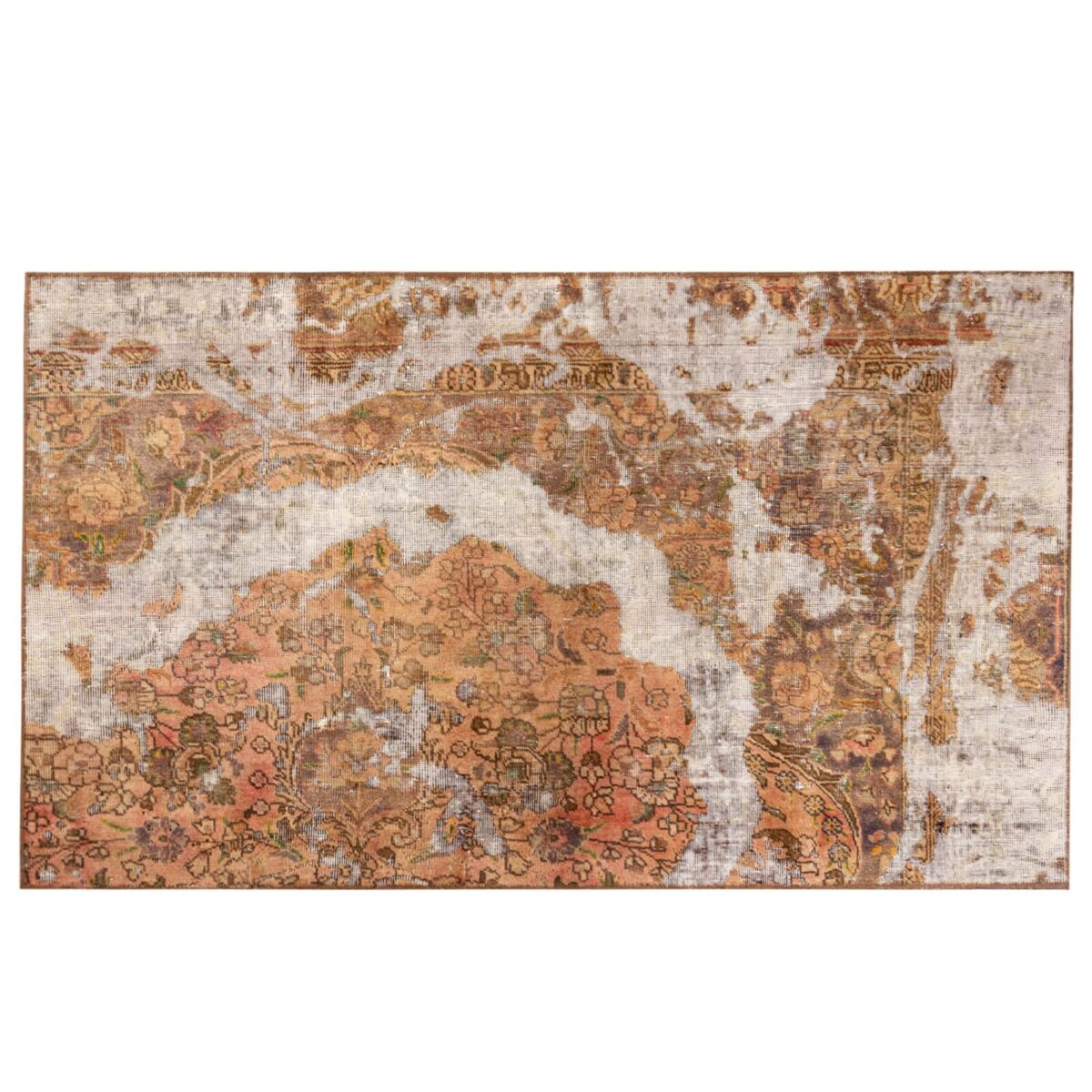 Rastro Persa - Alfombra Desgastada Ocres