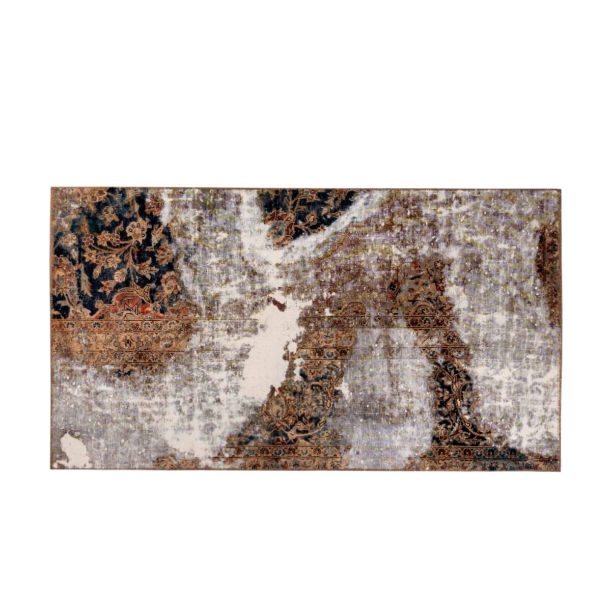 Toque Real - Alfombra Vintage de Diseño Desgastado