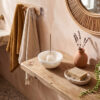 incienso marmol blanco baño lojo Porta Incienso Aura – Blanco