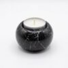 portavela negro lujo Portavela - Vetas de luz