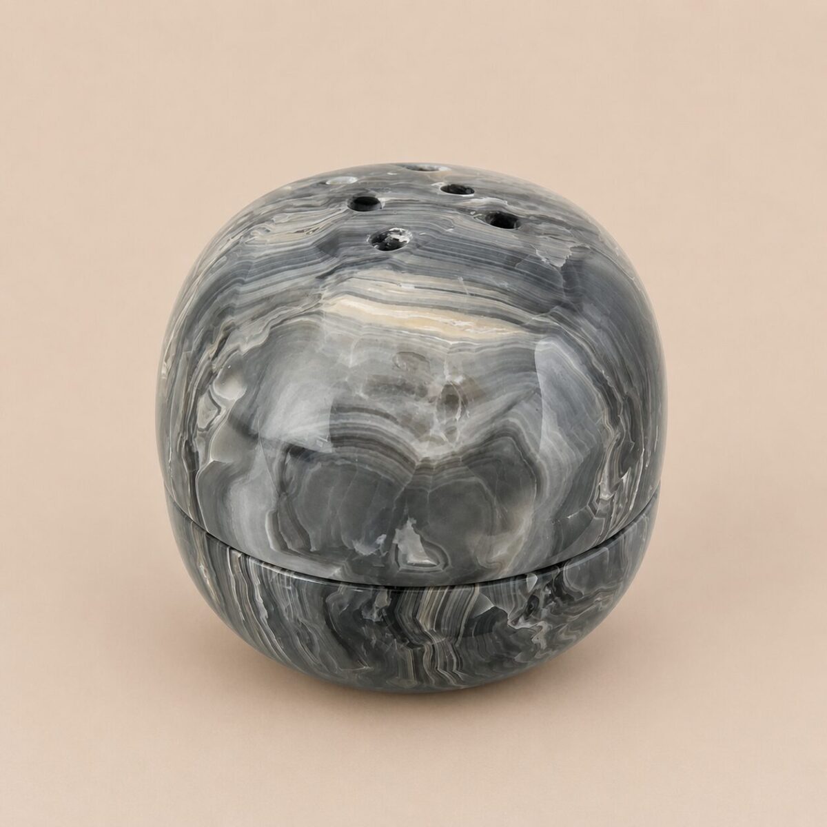 cone holder dark grey Esfera Zen de Ónix Gris