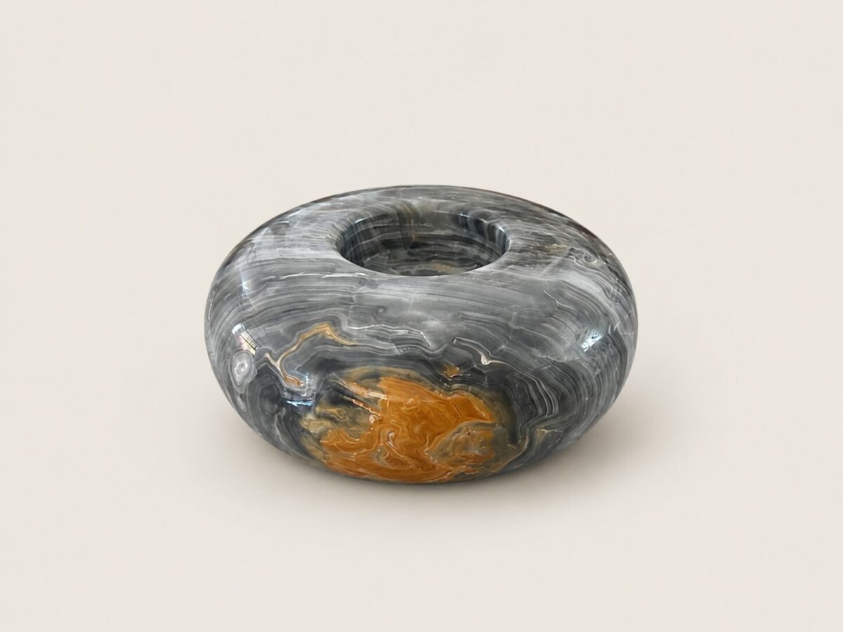 portavela marmol gris principal Portavela Nube de Piedra -Gris