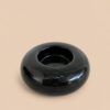 portavelanegro circular Portavela de Mármol Negro Simple
