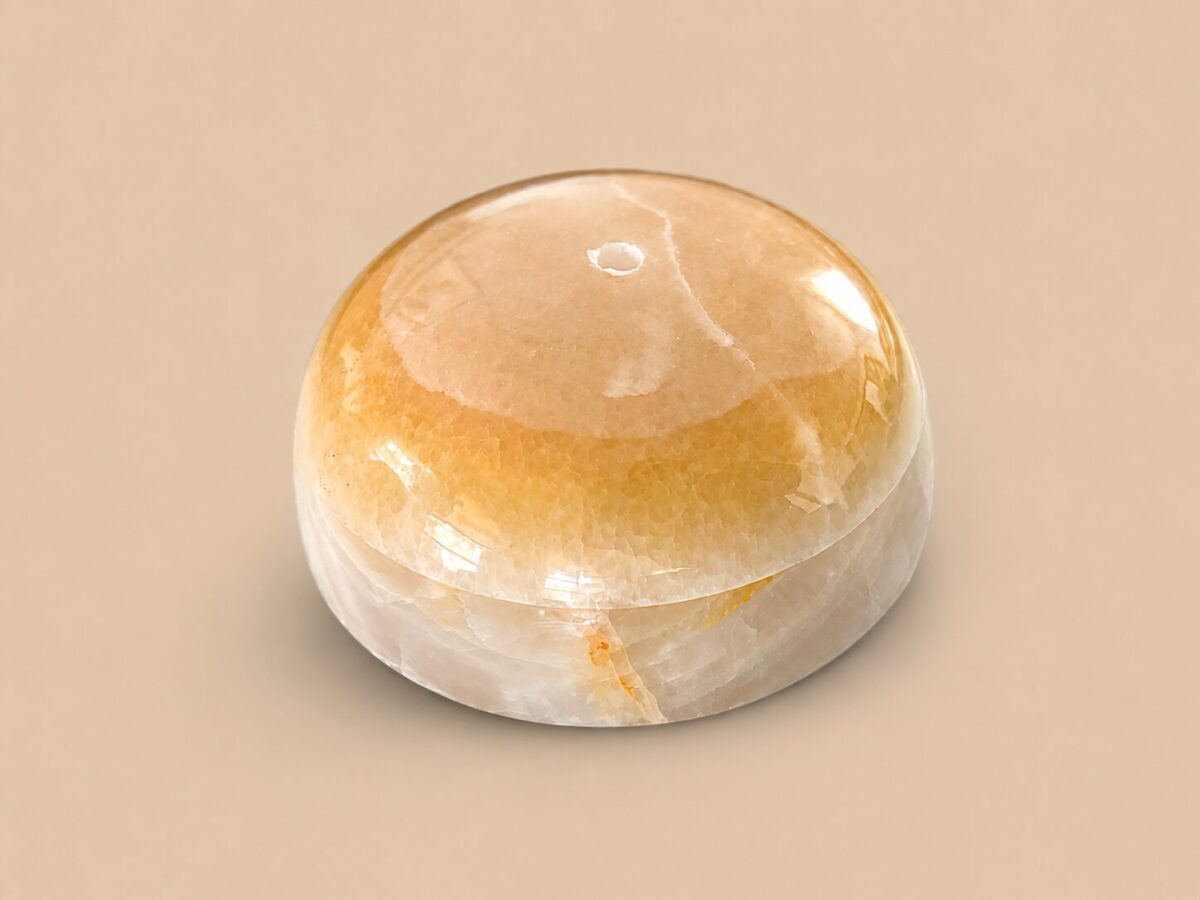 stickholder half crema Porta Incienso Domo-Beige